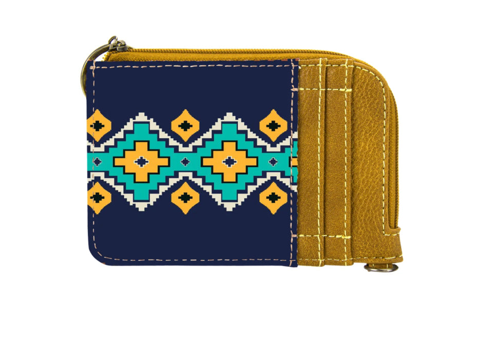 WRANGLER Southwestern Card Case~ MUSTARD