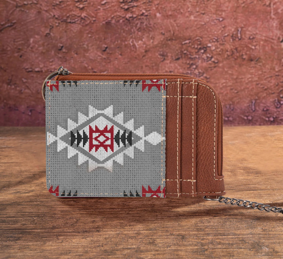 WRANGLER Southwestern Card Case~Lavender