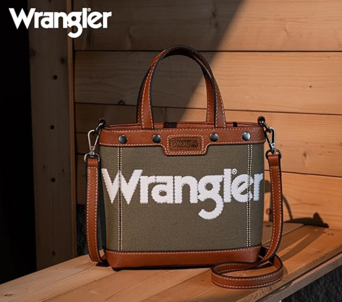 Wrangler Logo Mini Top Handle Tote/Crossbody