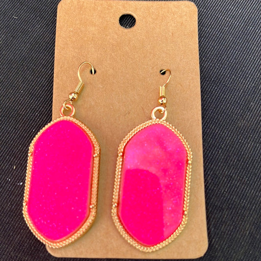 Hot Pink Earrings