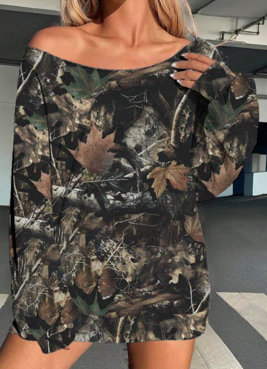 Camo Leaf Top