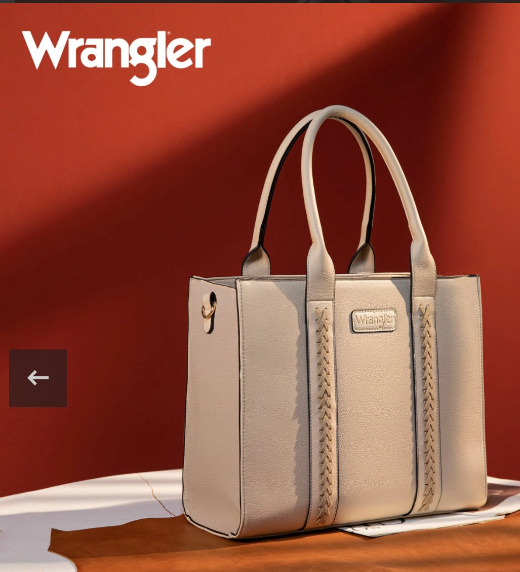 WRANGLER CARRY ALL TOTE/CROSSBODY~ BEIGE