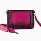 Wrangler Studded Wristlet/Crossbody-Pink