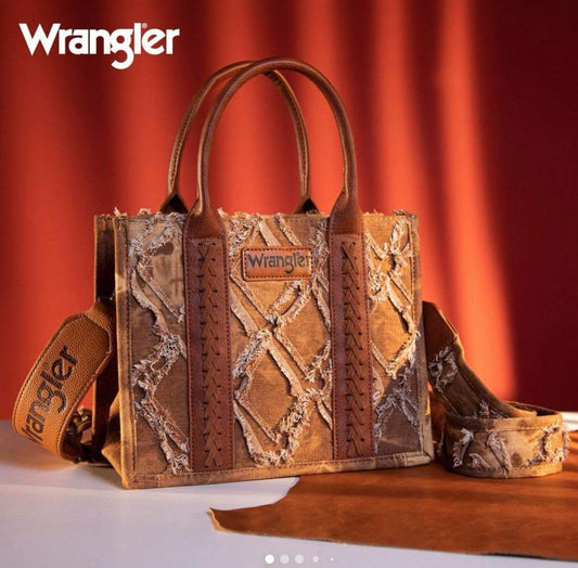 Wrangler Denim Crossbody Coffee