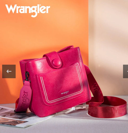 Wrangler Hobo Crossbody/Shoulder Bag~ HOT PINK