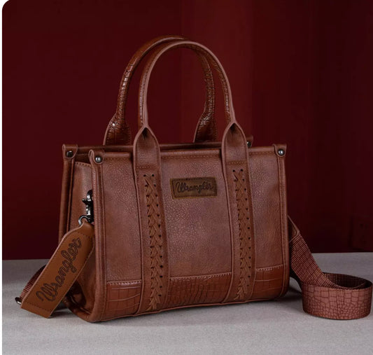 Wrangler Croc Concealed Carry Tote Crossbody