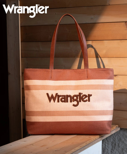 Wrangler Canvas Tote-Brown