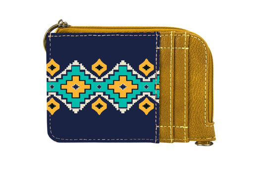 WRANGLER Southwestern Card Case~ MUSTARD