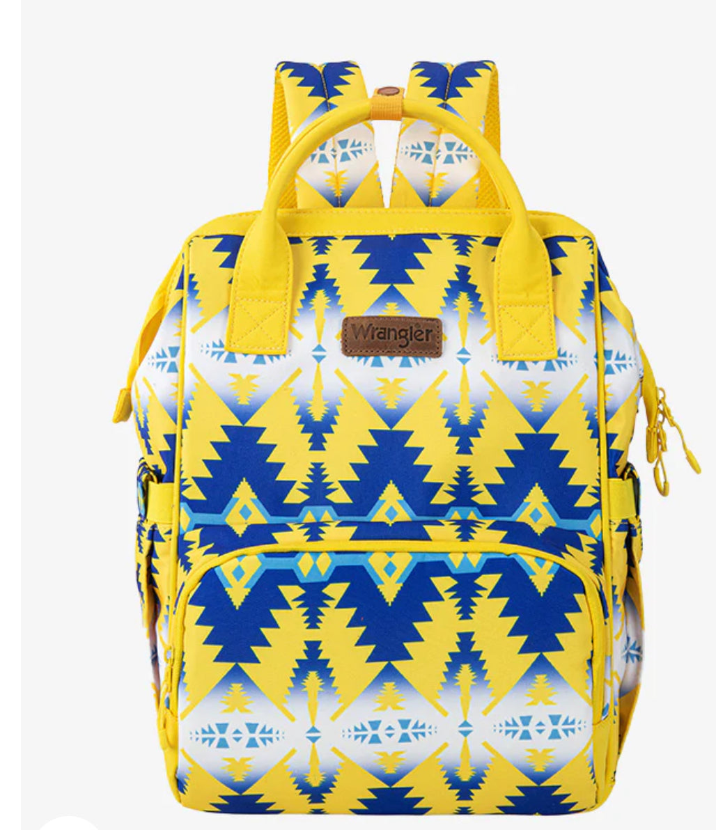 Wrangler Aztec Backpack~ Yellow