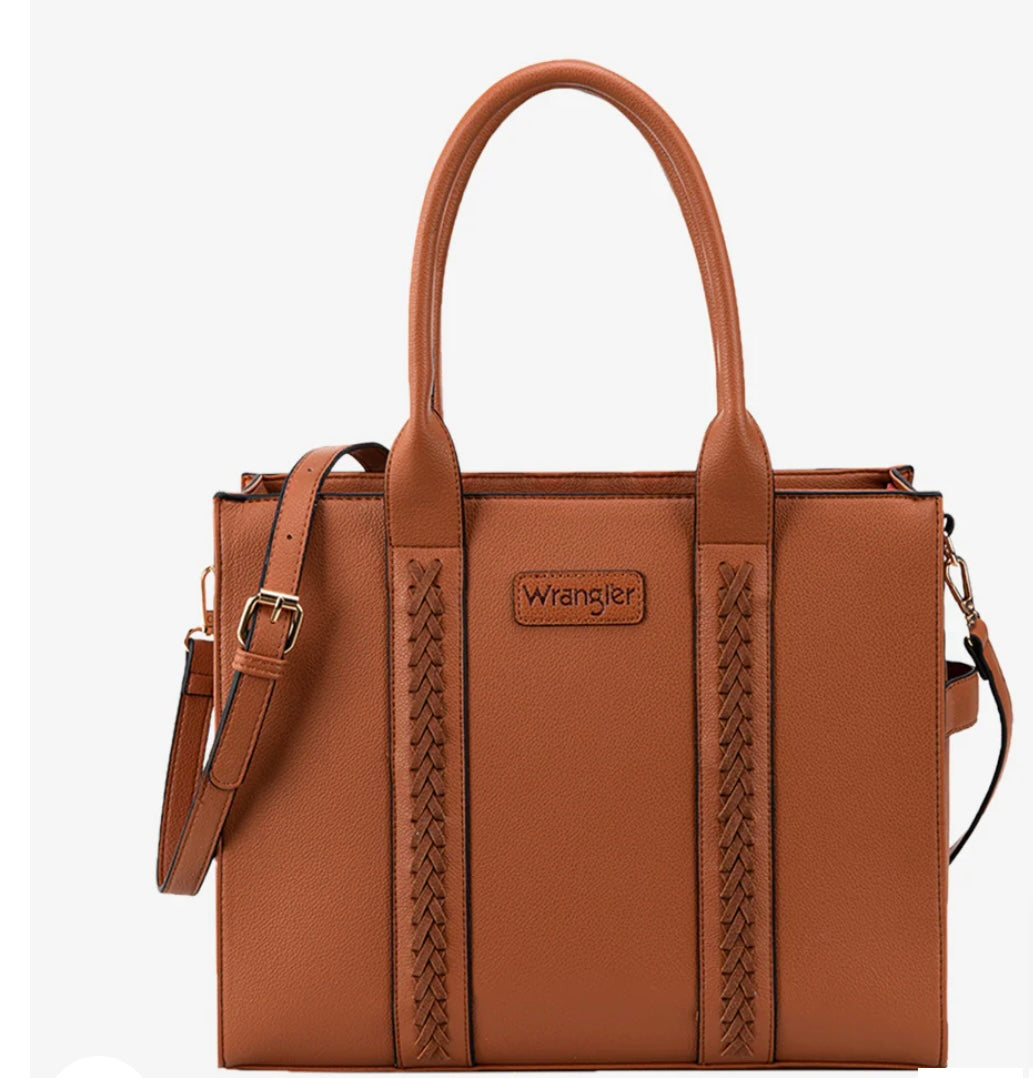 WRANGLER CARRY ALL TOTE/CROSSBODY ~ Brown