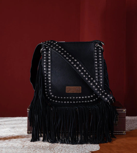 Wrangler Studded Fringe Concealed Carry CrossBody