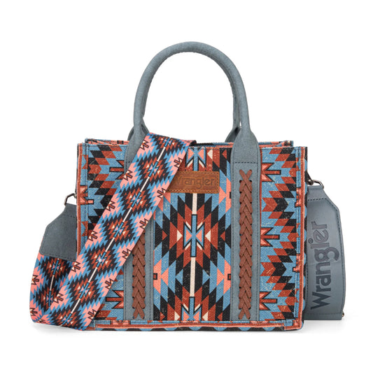 Wrangler Southwestern Aztec Pattern Dual Sided -NAVY