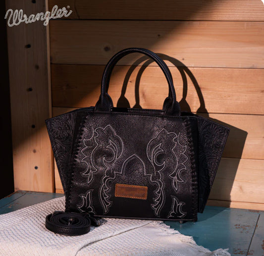 Wrangler Embroidered Trapezoid Crossbody