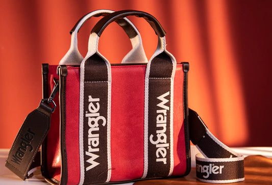 Wrangler Color Block tote/crossbody~ RED