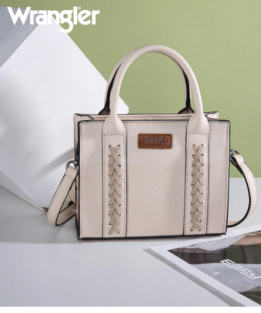 Wrangler Whipstitch Mini Crossbody- BONE