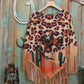 Montana West Leopard Rodeo Poncho