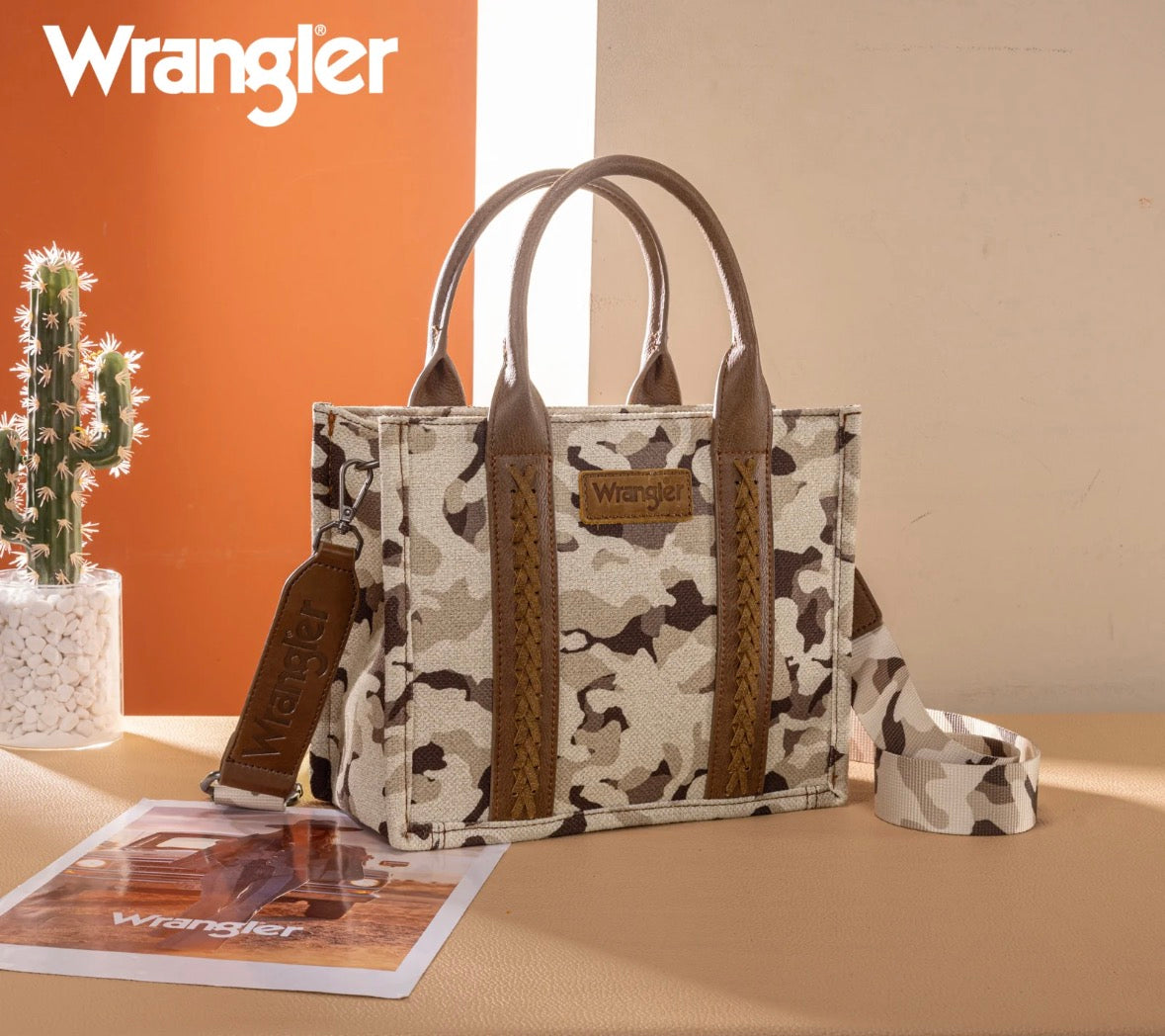 Wrangler Camo Print Concealed Carry Tote