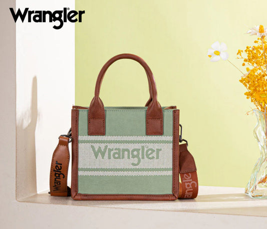 Wrangler Logo Mini Crossbody-Green