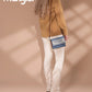 Wrangler Logo Waxed Canvas Wallet/Crossbody-JEAN