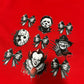 Red Sweatshirt Halloween Crew with Bows