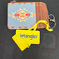 Wrangler Southwestern Print Card Case - Brown/Lightblue