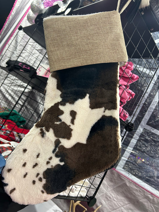 COW PRINT STOCKING