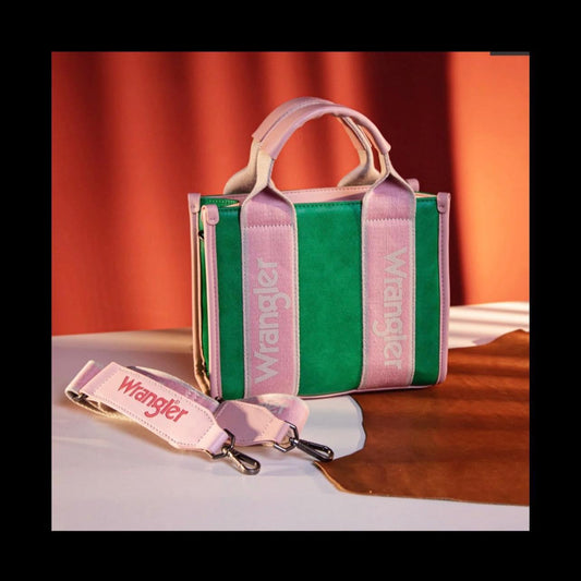 Wrangler Color Block tote/crossbody~Green