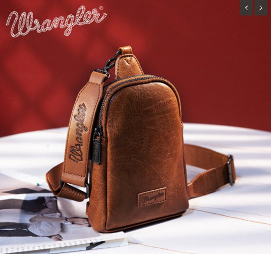 Wrangler Crossbody Sling Leather