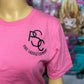 PSC Pink Tee with black lettering