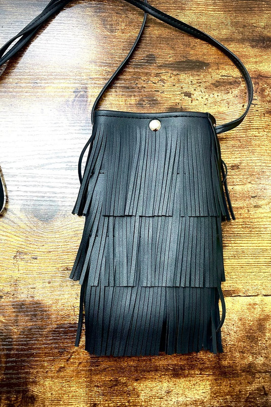 SMALL FRINGE CROSSBODY BAG