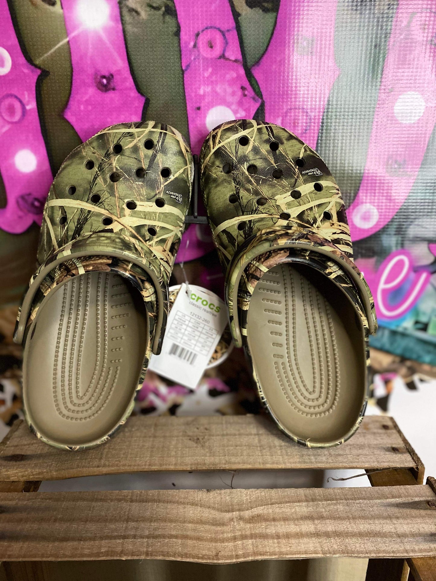 CROCS CLASSIC REAL TREE pop