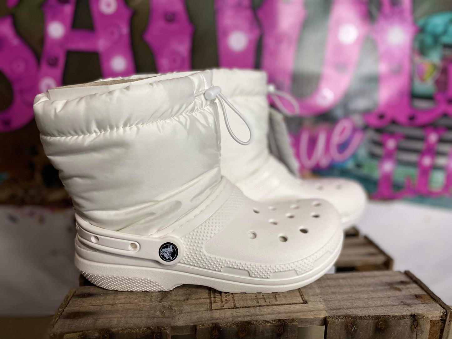 Crocs Classic Lined Anel Puff Boot