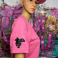 PSC Pink Tee with black lettering