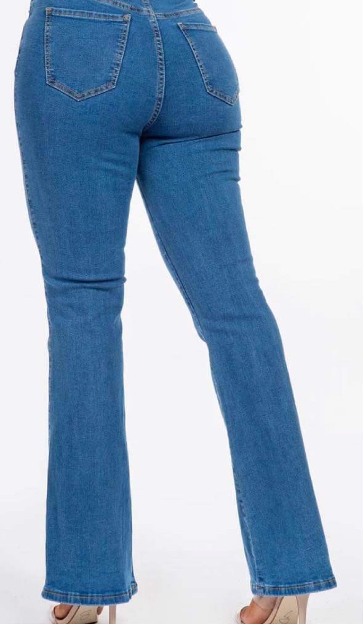 EXTREME STRETCH HIGH WAISTED FLARE JEAN