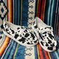 COW PRINT LACE UP SHOES