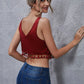 FRINGE HEM CROP TOP