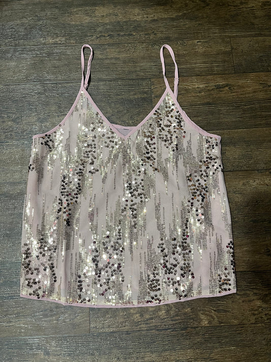 SWEETHEART SEQUINS CAMI TOP