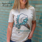 TURQUOISE & TRUE CRIME TEE
