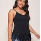 BLACK FRINGE TOP